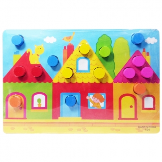 Button Board - House