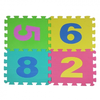 Foamic Matt - Non-Toxic EVA Foam Play Mat with Numbers and Colors Price in Pakistan | LAPTAB