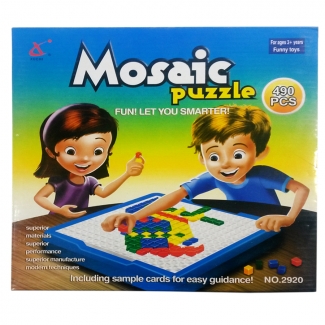 Mosaic Puzzle Set with 450 Blocks and Art Board for Logical Reasoning Price in Pakistan | LAPTAB