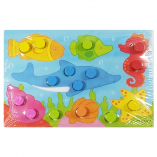 Button Board- Sea Animals