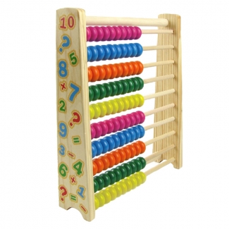 Abacus 1-10 Wooden Toy for Learning Addition and Subtraction Skills Price in Pakistan | LAPTAB