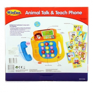 Winfun Talk and Pull Animal Phone with LED Screen and Sound Effects Price in Pakistan | LAPTAB