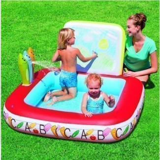 Bestway Toddlers Splash and Play Pool with Water Sprayer and Crayons Price in Pakistan | LAPTAB