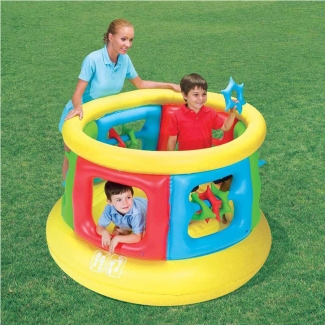 Bestway Play Area 52056 Jumping Tube Gym with Safety Valves and Rings Price in Pakistan | LAPTAB