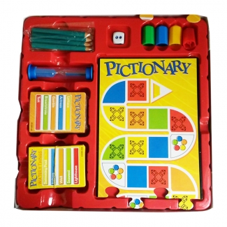 Pictionary 2 Levels of Clues Board Game for Family Fun, Ages 8+ Price in Pakistan | LAPTAB