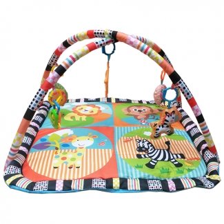 Meying Play Gym with Mat - Non-Toxic, Colorful Developmental Toy Price in Pakistan | LAPTAB