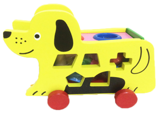 Puppy Shape Knocks - The Ball Trailer