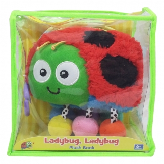 Plush Book - Kids Ladybug Storybook with Colorful Pictures and Soft Fabric Price in Pakistan | LAPTAB