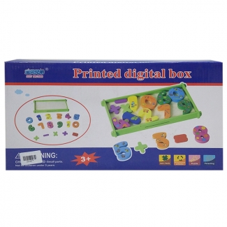 123 Digital Printed Box - Colorful Wooden Math Learning Toy for Kids Price in Pakistan | LAPTAB