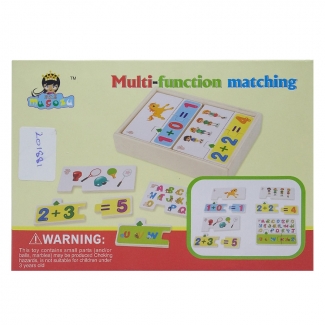 Matching Letters and Numbers Learning Puzzle - 36 Pieces for Kids Price in Pakistan | LAPTAB