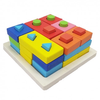 Shape Matching Column Toy for Color and Shape Learning in Babies Price in Pakistan | LAPTAB