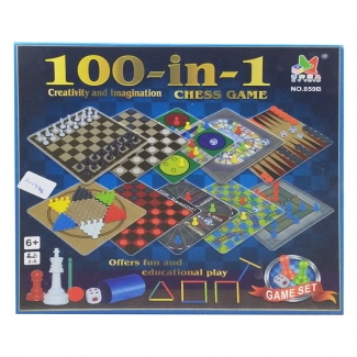 Chess Game 100 in 1 - 859B for Skill Development and Imagination Price in Pakistan | LAPTAB