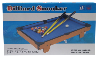 Billiard Snooker - 202D - 51 x 31.2x 10.5 cm