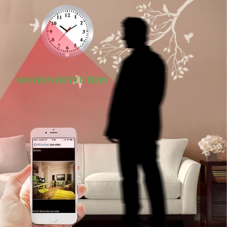 WiFi Spy Wall Clock with Wireless Hidden Full HD Camera, Motion Detection, Mic Price in Pakistan | LAPTAB