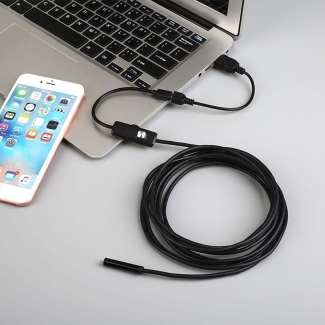Micro Endoscope Camera with 11ft Waterproof Cable, 6 LED Lights, Android/Laptop Compatible Price in Pakistan | LAPTAB