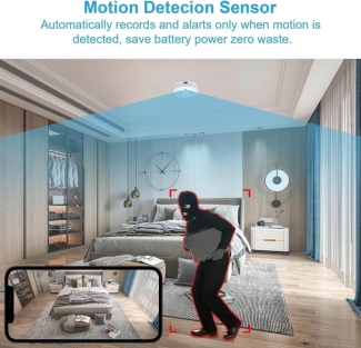 Wireless WiFi P2P Spy Smoke Detector Camera Full HD 140? Wide Angle with Motion Detection Price in Pakistan | LAPTAB