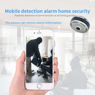 Panoramic Fisheye CCTV WiFi Camera 1280x960 Full HD 360? View with Night Vision and Two-Way Audio Price in Pakistan | LAPTAB