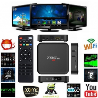 T95M Quad Core Android 6.0 Smart TV Box 2GB RAM 8GB Storage for Streaming and Apps Price in Pakistan | LAPTAB