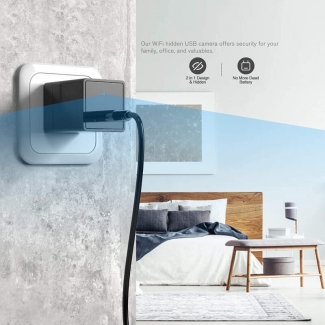 Wifi Charger Camera 1080P HD Motion Activated USB Wall Charger with Audio Recording Price in Pakistan | LAPTAB