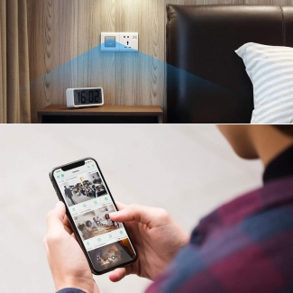 Wifi Charger Camera 1080P HD Motion Activated USB Wall Charger with Audio Recording Price in Pakistan | LAPTAB