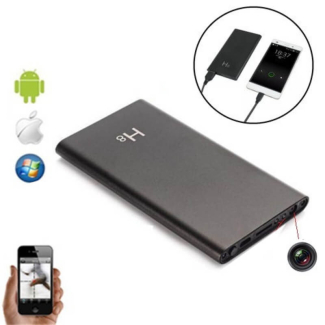 H8 HD 1080P Night Vision Hidden WIFI Power Bank Camera