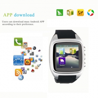 Dual Core Android Smartwatch with 3G, WiFi, Bluetooth, GPS, 5MP Camera Price in Pakistan | LAPTAB