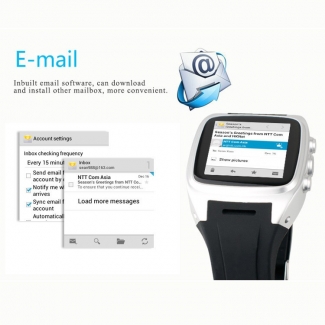 Dual Core Android Smartwatch with 3G, WiFi, Bluetooth, GPS, 5MP Camera Price in Pakistan | LAPTAB
