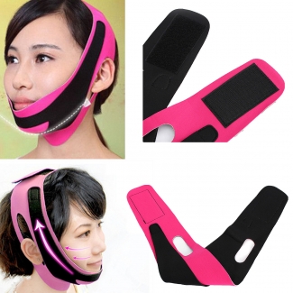 Deal Souk Face Lift Up Belt Black - Adjustable Face Slimming Strap for Cheeks and Double Chin Price in Pakistan | LAPTAB
