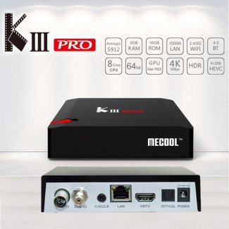 Mecool KIII  Android Smart Tv Box-Octo Core 3GB RAM 16GB ROM