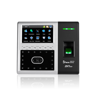 UFace302 Biometric Access Control with Facial Recognition, Fingerprint, RFID, Password, 4.3
