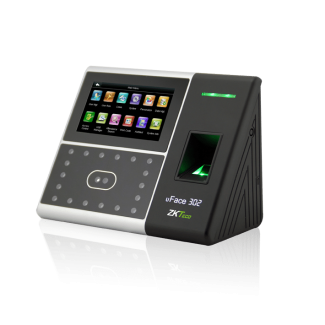 UFace302 Biometric Access Control with Facial Recognition, Fingerprint, RFID, Password, 4.3