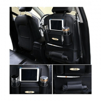 Multifunctional Seat Storage Bag Mx-8208 for Company Cars, Protects Seat Back and Organizes Items Securely