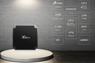 X96 Mini Smart Android TV Box with 2GB RAM, 16GB Storage, HDMI, USB, Screen Mirroring Price in Pakistan | LAPTAB
