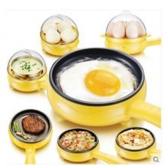 Steaming Omelets Electric Frying Pan for Boiling, Frying, and Steaming Food