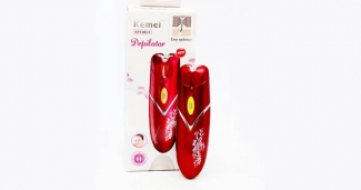 Kemei KM-8814 Lady Shaver with Tweezers and Light for Painless Hair Removal Price in Pakistan | LAPTAB