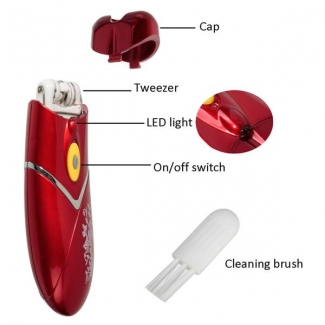 Kemei KM-8814 Lady Shaver with Tweezers and Light for Painless Hair Removal Price in Pakistan | LAPTAB