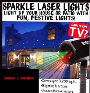Sparkle Laser Lights Projector Outdoor / Indoor 3200 sq ft