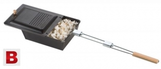 Campfire Corn Popper Popcorn Maker with Wood Handle, Nonstick for Campfire and Stove Use Price in Pakistan | LAPTAB