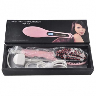 Fast Hair Straightener HQT-906 with Rapid Heating, Adjustable Temperature, Auto-Off, and Long Cord Price in Pakistan | LAPTAB