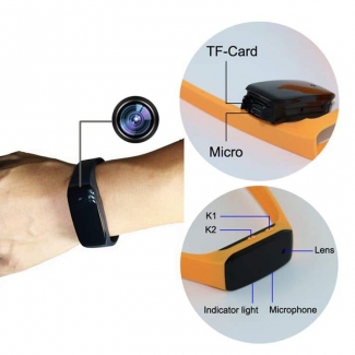 Sports Wearable Bracelet with Hidden Camera for Audio and Video Recording Price in Pakistan | LAPTAB
