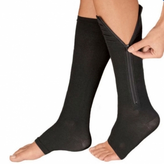 ZIP SOX Zippered Compression Knee Socks for Improved Circulation and Swelling Relief Price in Pakistan | LAPTAB