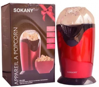 Oil Free Home Made Popcorn Maker Electric Hot Air Popping System with Measuring Cup Price in Pakistan | LAPTAB
