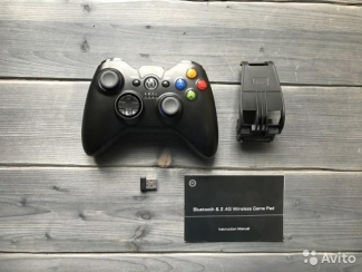 Wireless & 2.4G Bluetooth Game Controller Gamepad (M) A M K I