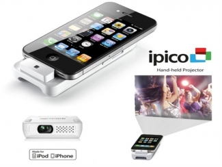 General Imaging PJ205 ipico Handheld LED Projector with HD 960x540 Resolution and Bluetooth Connectivity Price in Pakistan | LAPTAB