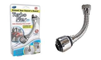Turbo Flex 360 Faucet Sprayer with Jet Stream and Wide Angle Spray, Fits Most Faucets Price in Pakistan | LAPTAB