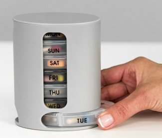 Pill Pro Weekly 7-Day Pill Organizer with Stackable Portable Trays, Compact Size Price in Pakistan | LAPTAB