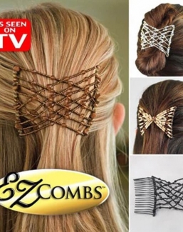 EZ Combs Make Fabulous Hairstyles Instantly ? Soft, Comfortable, Easy 3-Step Styling Price in Pakistan | LAPTAB