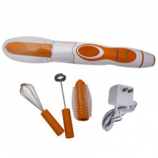 Electric Peeler 5-in-1 Rechargeable Blender, Whisk, Frother, and Cleaning Brush Price in Pakistan | LAPTAB