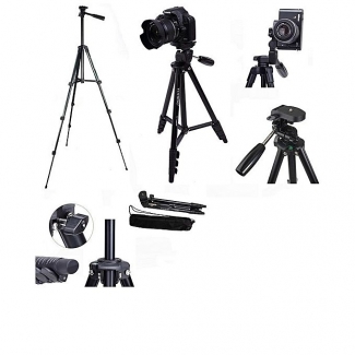 YUNGTENG VCT680RM Tripod Stand with Pull-Out Button, Pan Head, and Flip Leg Locks Price in Pakistan | LAPTAB