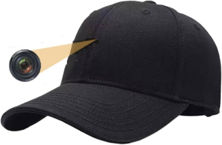 HD WIFI Hat Spy Camera Hidden Cap with Remote Monitoring and Built-in Battery